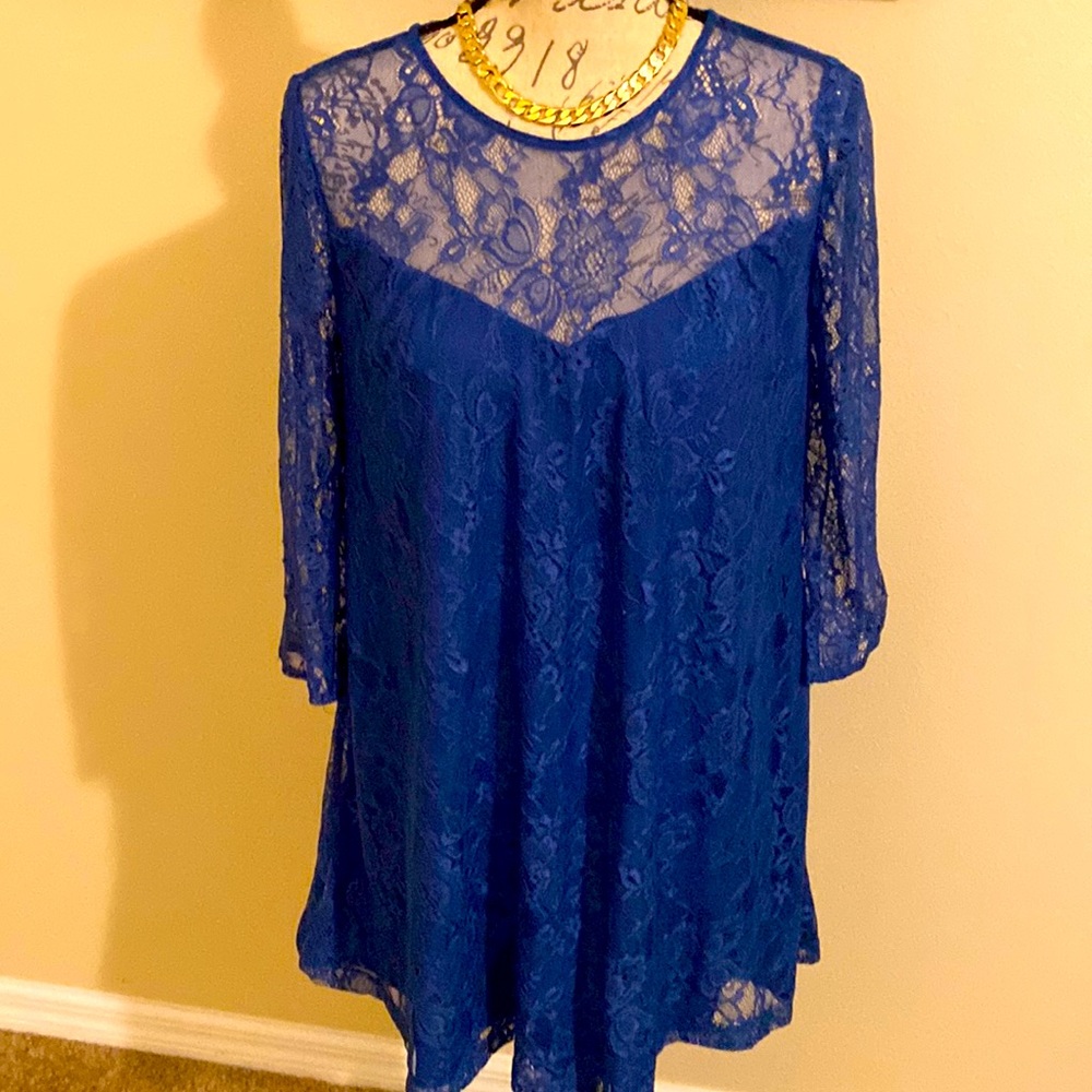 Lace mini dress